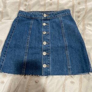 Aero jean skirt